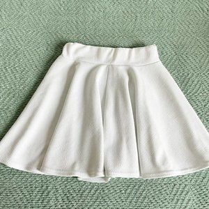 White Skater Skirt